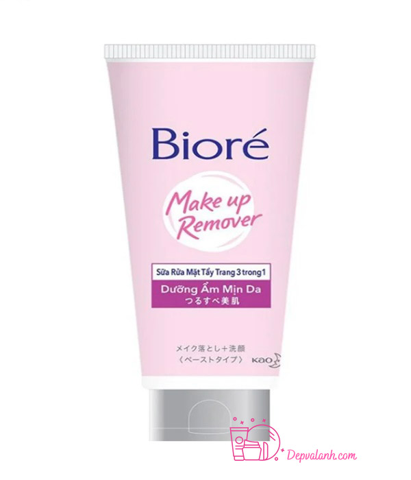 Sữa rửa mặt Bioré 3 In 1 Makeup Remover Foam phù hợp với mọi loại da